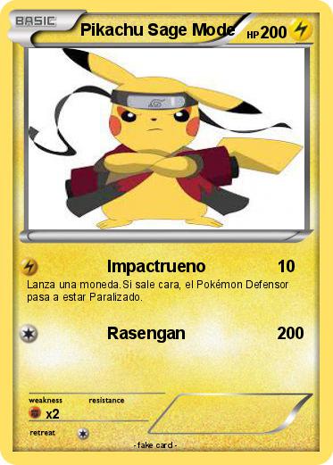 Pokemon Pikachu Sage Mode