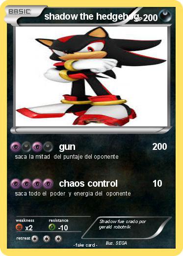 Pokemon shadow the hedgehog