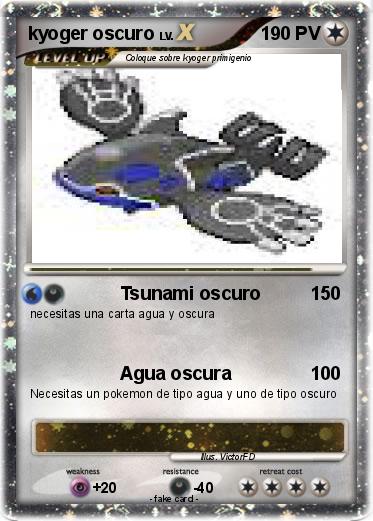 Pokemon kyoger oscuro