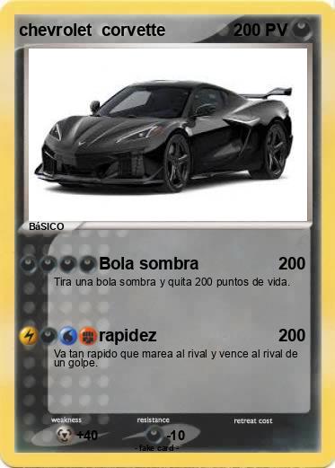 Pokemon chevrolet  corvette