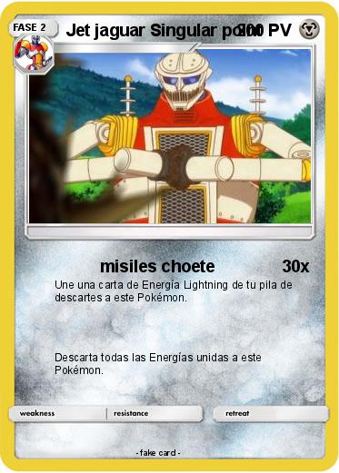 Pokemon Jet jaguar Singular point