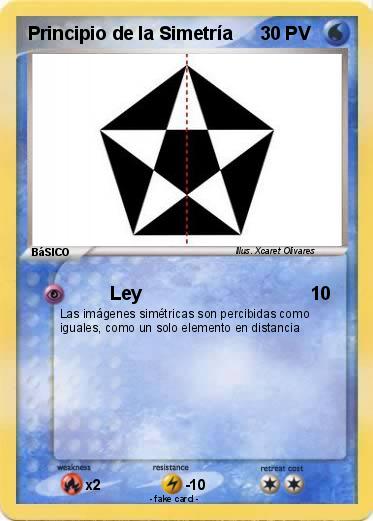 Pokemon Principio de la Simetría