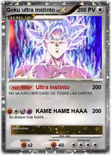 Pokemon Goku ultra instinto