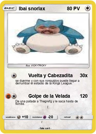 Pokemon Ibai snorlax