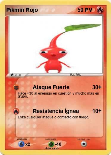 Pokemon Pikmin Rojo