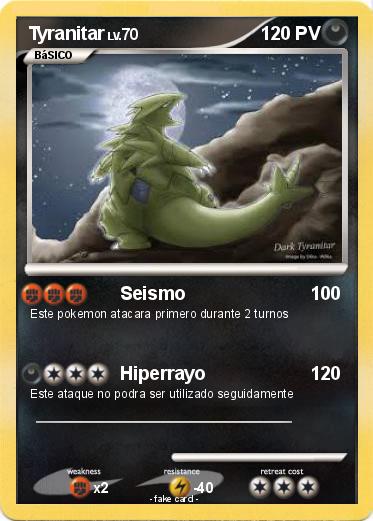 Pokemon Tyranitar