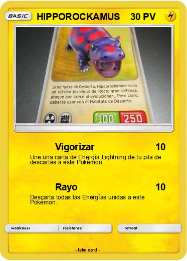 Pokemon HIPPOROCKAMUS