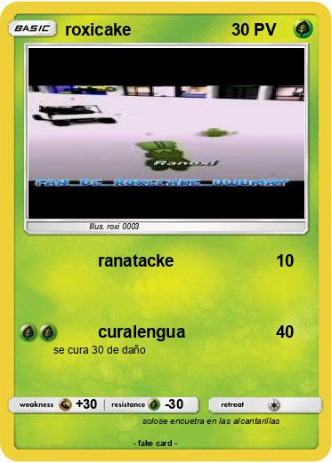 Pokemon roxicake