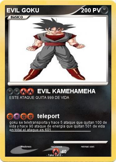 Pokemon EVIL GOKU