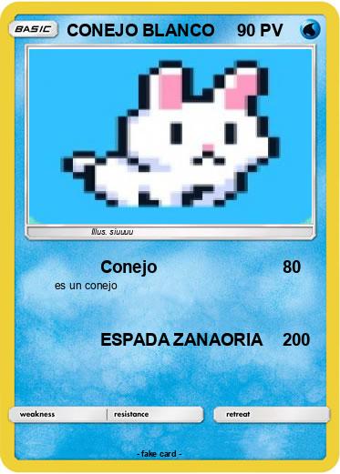 Pokemon CONEJO BLANCO
