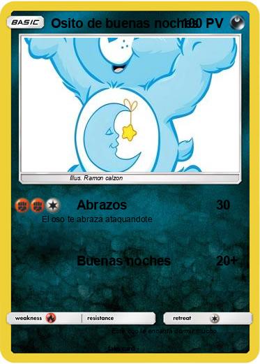 Pokemon Osito de buenas noches