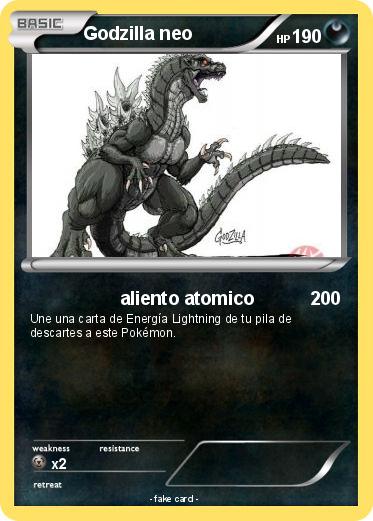 Pokemon Godzilla neo