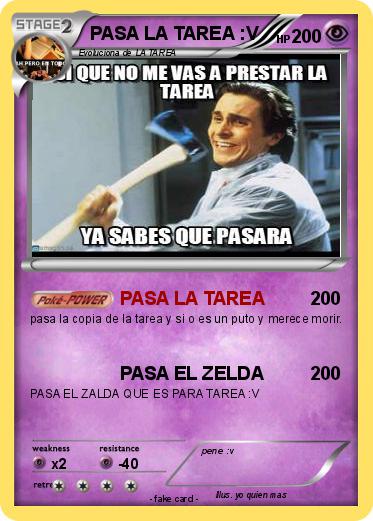 Pokemon PASA LA TAREA :V
