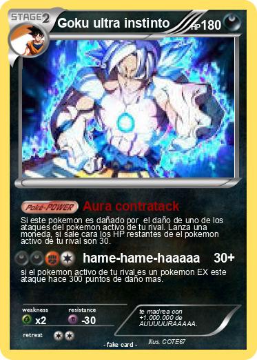 Pokemon Goku ultra instinto