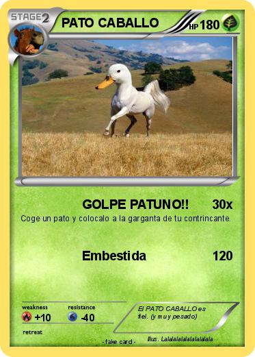 Pokemon PATO CABALLO