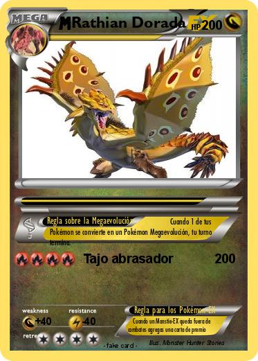 Pokemon Rathian Dorada