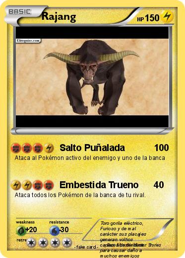 Pokemon Rajang