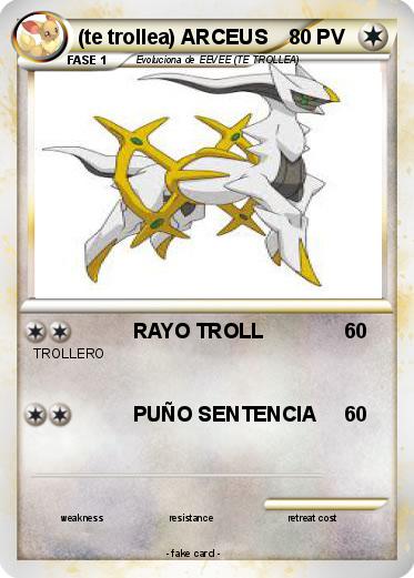Pokemon (te trollea) ARCEUS