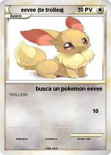 Pokemon eevee (te trollea)