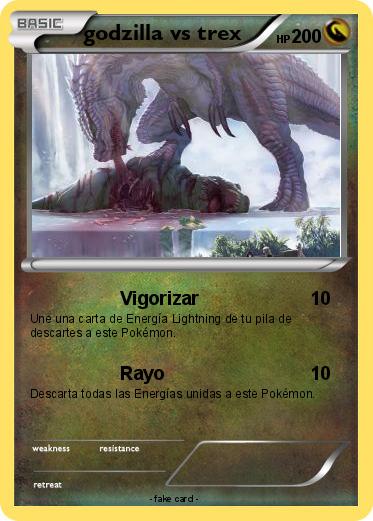 Pokemon godzilla vs trex