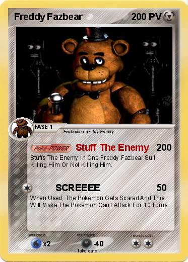Pokemon Freddy Fazbear