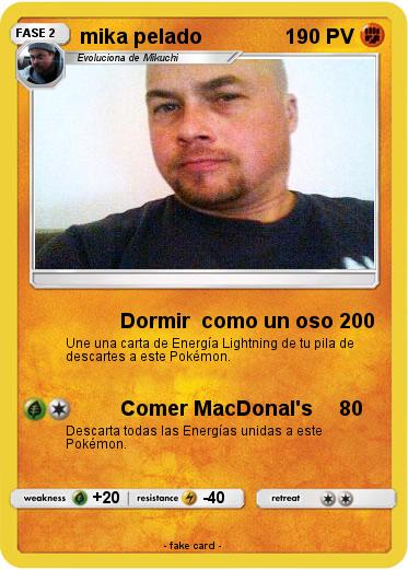 Pokemon mika pelado