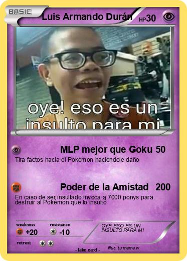 Pokemon Luis Armando Durán
