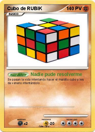Pokemon Cubo de RUBIK