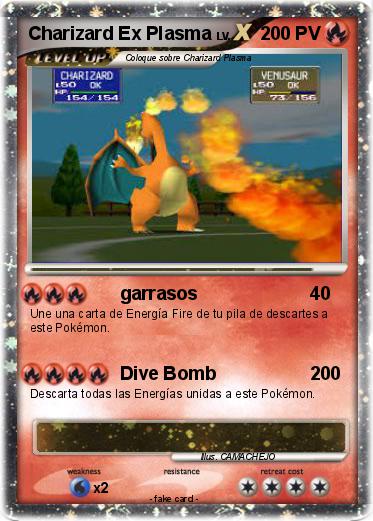 Pokemon Charizard Ex Plasma