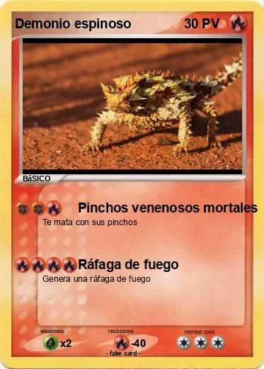 Pokemon Demonio espinoso