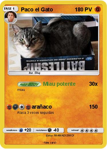 Pokemon Paco el Gato