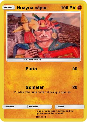 Pokemon Huayna cápac