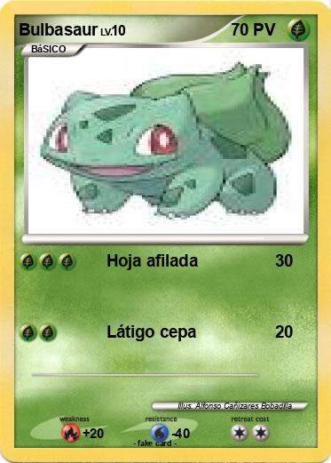 Pokemon Bulbasaur
