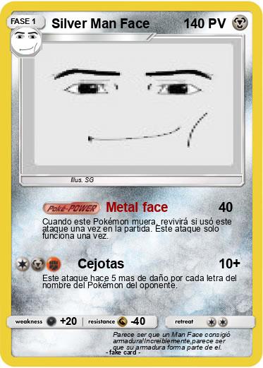 Pokemon Silver Man Face