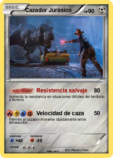 Pokemon Cazador Jurásico