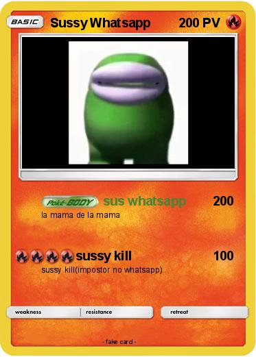 Pokemon Sussy Whatsapp
