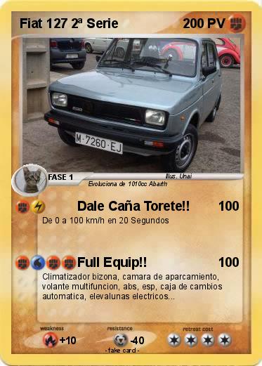 Pokemon Fiat 127 2ª Serie