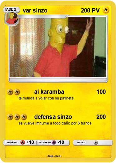 Pokemon var sinzo