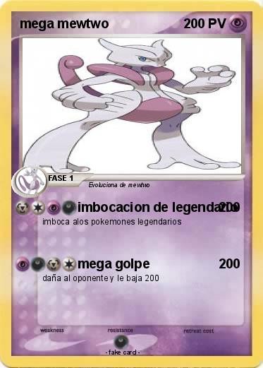 Pokemon mega mewtwo