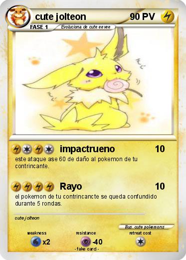 Pokemon cute jolteon
