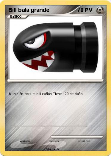 Pokemon Bill bala grande