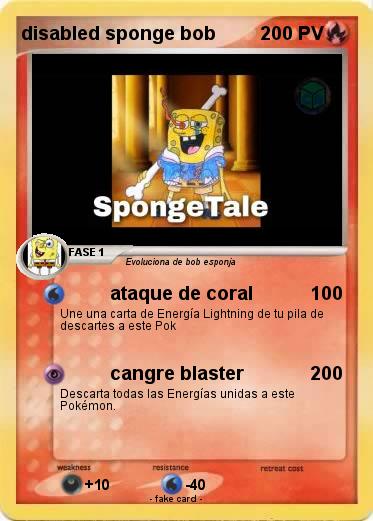 Pokemon disabled sponge bob