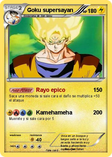 Pokemon Goku supersayan