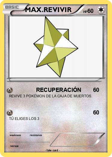 Pokemon MAX.REVIVIR