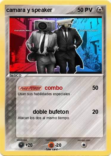 Pokemon camara y speaker