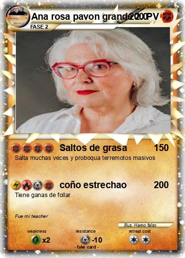 Pokemon Ana rosa pavon grande 2.0