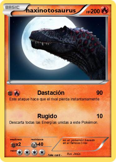 Pokemon haxinotosaurus