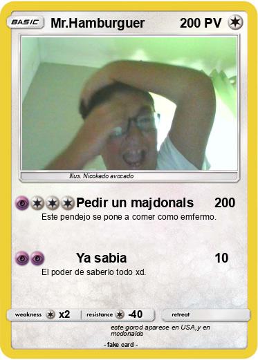 Pokemon Mr.Hamburguer