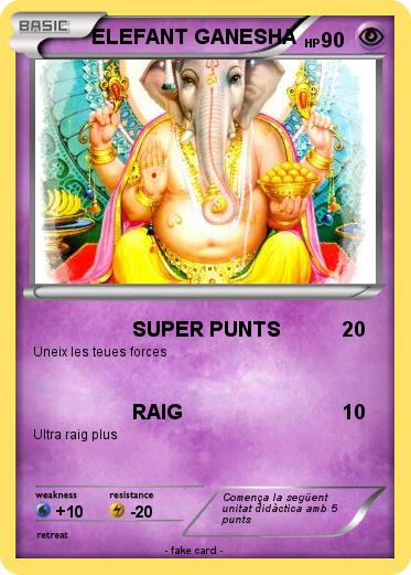 Pokemon ELEFANT GANESHA