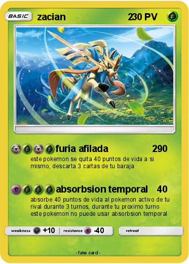 Pokemon zacian                        2